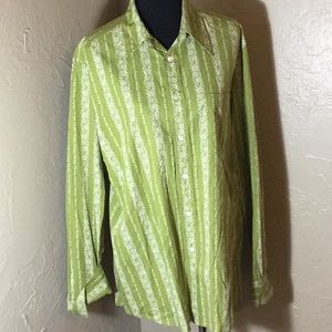 Lucky Brand Dungarees America shirt top large